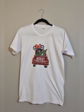 Women’s Size Medium Disney Christmas T-Shirt - White